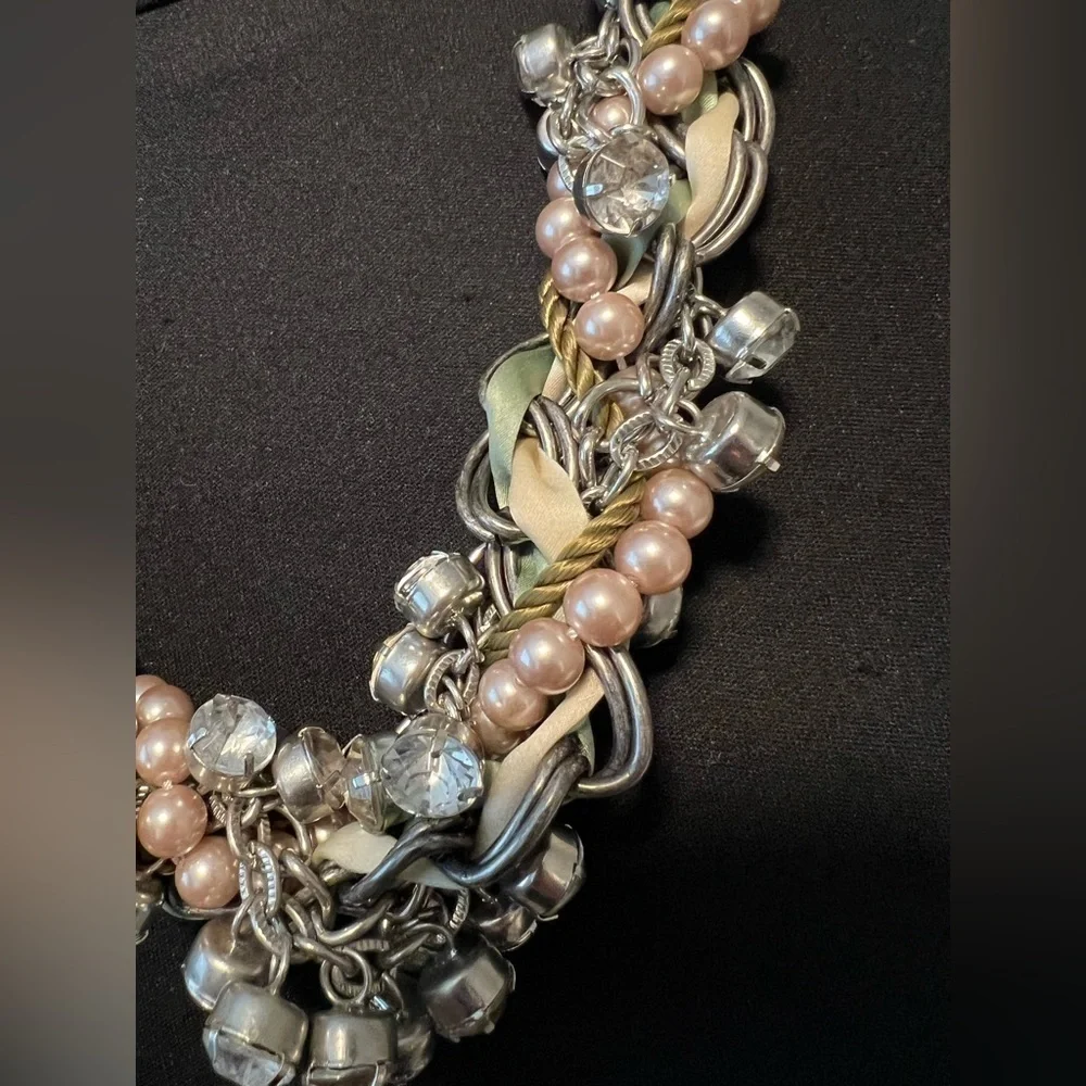 LOFT Rhinestone Statement Necklace